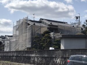 外壁塗装足場